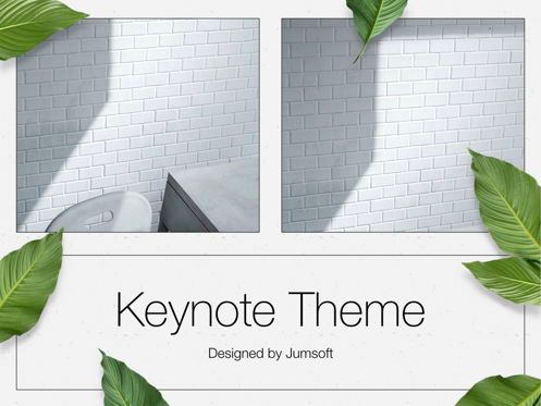 In Green Keynote Theme, Slide 14, 05069, Templat Presentasi — PoweredTemplate.com