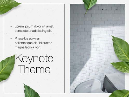 In Green Keynote Theme, Diapositive 19, 05069, Modèles de présentations — PoweredTemplate.com