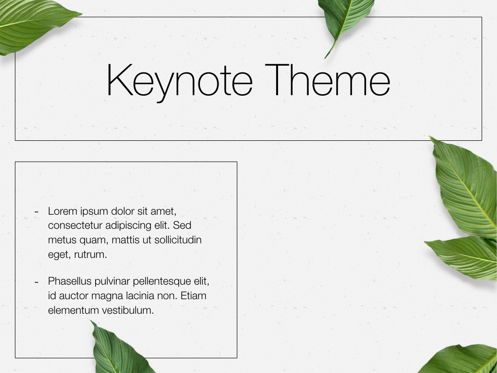 In Green Keynote Theme, Slide 32, 05069, Modelli Presentazione — PoweredTemplate.com
