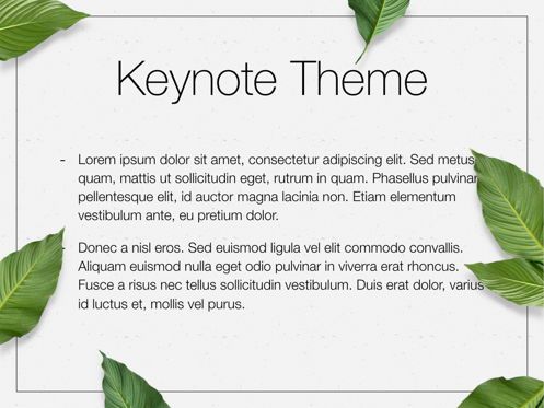 In Green Keynote Theme, Folie 4, 05069, Präsentationsvorlagen — PoweredTemplate.com