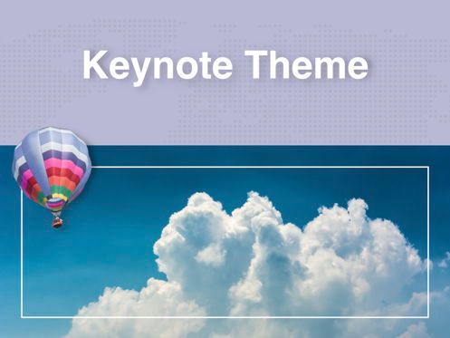 Hot Air Keynote Theme, Slide 15, 05070, Presentation Templates — PoweredTemplate.com