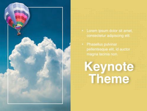Hot Air Keynote Theme, Slide 20, 05070, Presentation Templates — PoweredTemplate.com