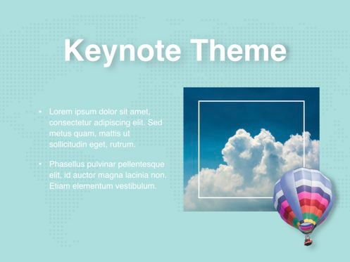 Hot Air Keynote Theme, Slide 30, 05070, Presentation Templates — PoweredTemplate.com