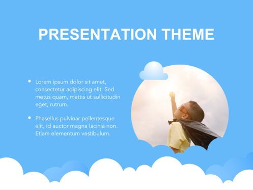 Cloudy Google Slides Template, Slide 27, 05073, Education Charts and Diagrams — PoweredTemplate.com