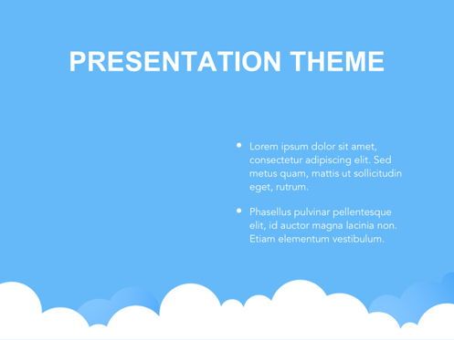 Cloudy Google Slides Template, Slide 30, 05073, Education Charts and Diagrams — PoweredTemplate.com
