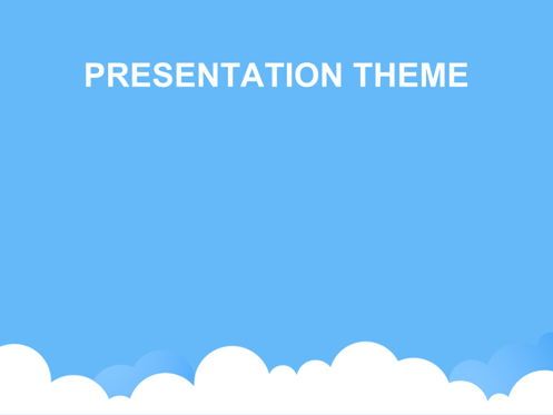 Cloudy Google Slides Template, Slide 6, 05073, Education Charts and Diagrams — PoweredTemplate.com