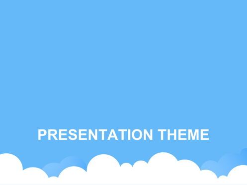 Cloudy Google Slides Template, Slide 8, 05073, Education Charts and Diagrams — PoweredTemplate.com