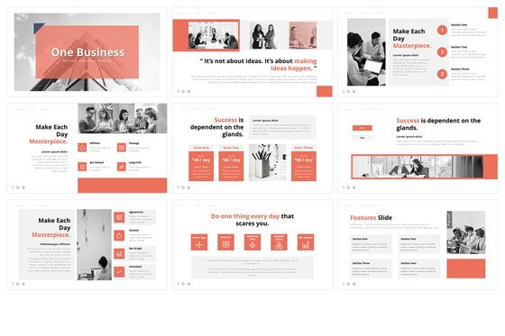 AOne Business PowerPoint Template, Slide 2, 05074, Business Models — PoweredTemplate.com