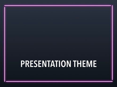 Neon Splash Keynote Theme, Slide 10, 05081, Presentation Templates — PoweredTemplate.com