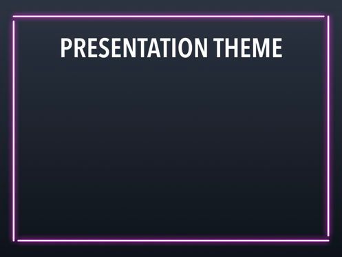 Neon Splash Keynote Theme, Slide 8, 05081, Presentation Templates — PoweredTemplate.com