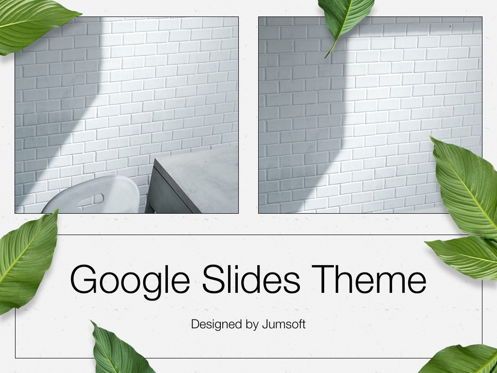 In Green Google Slides Theme, スライド 11, 05082, プレゼンテーションテンプレート — PoweredTemplate.com