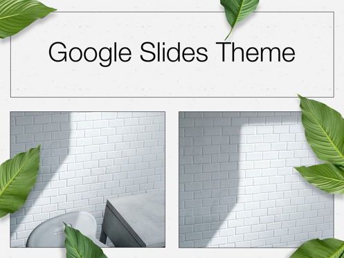In Green Google Slides Theme, スライド 13, 05082, プレゼンテーションテンプレート — PoweredTemplate.com