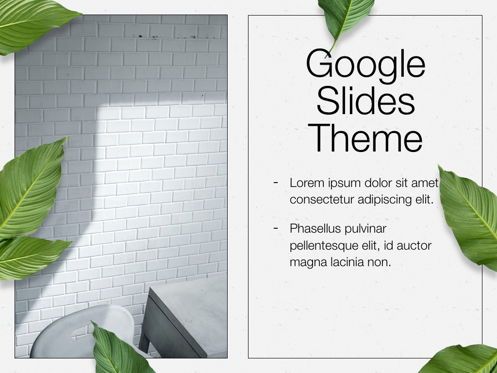 In Green Google Slides Theme, スライド 15, 05082, プレゼンテーションテンプレート — PoweredTemplate.com