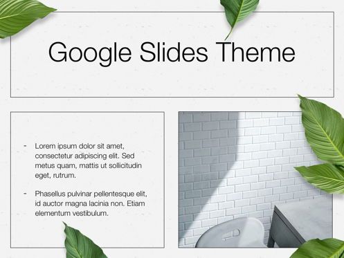 In Green Google Slides Theme, スライド 27, 05082, プレゼンテーションテンプレート — PoweredTemplate.com
