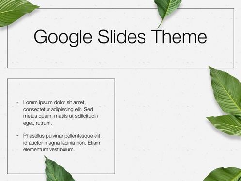 In Green Google Slides Theme, Slide 29, 05082, Presentation Templates — PoweredTemplate.com