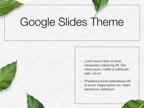 In Green Google Slides Theme, Slide 30, 05082, Presentation Templates — PoweredTemplate.com