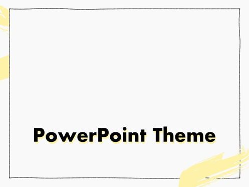 Sketched PowerPoint Theme, Slide 11, 05083, Presentation Templates — PoweredTemplate.com