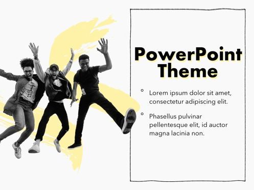 Sketched PowerPoint Theme, スライド 18, 05083, プレゼンテーションテンプレート — PoweredTemplate.com
