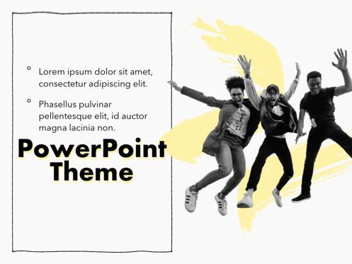 Sketched PowerPoint Theme, Dia 19, 05083, Presentatie Templates — PoweredTemplate.com