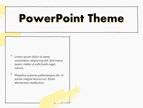 Sketched PowerPoint Theme, Dia 32, 05083, Presentatie Templates — PoweredTemplate.com