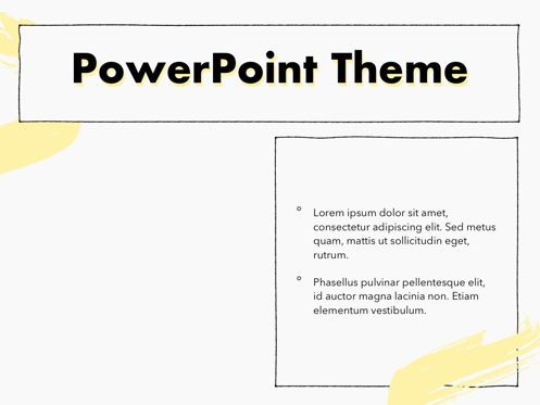 Sketched PowerPoint Theme, Diapositiva 33, 05083, Plantillas de presentación — PoweredTemplate.com