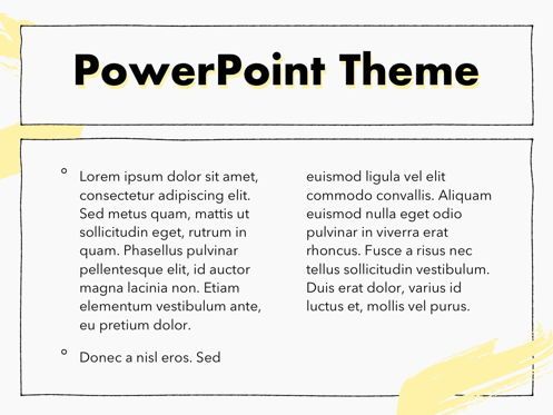 Sketched PowerPoint Theme, Diapositiva 5, 05083, Plantillas de presentación — PoweredTemplate.com