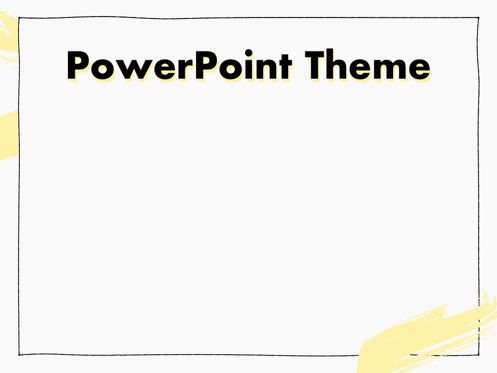 Sketched PowerPoint Theme, Deslizar 9, 05083, Modelos de Apresentação — PoweredTemplate.com