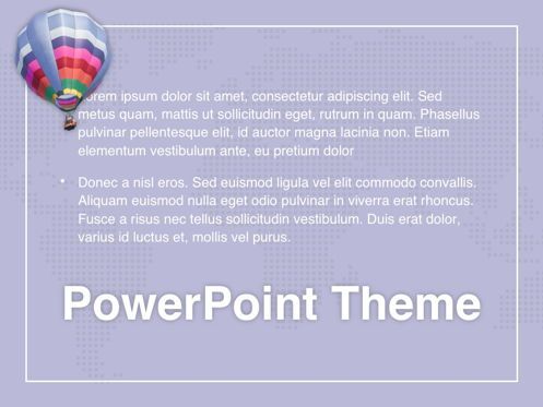 Hot Air PowerPoint Theme, Diapositiva 12, 05084, Plantillas de presentación — PoweredTemplate.com