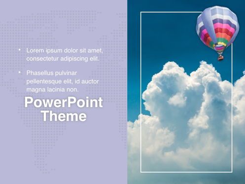 Hot Air PowerPoint Theme, Diapositiva 19, 05084, Plantillas de presentación — PoweredTemplate.com