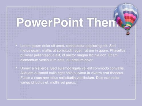 Hot Air PowerPoint Theme, Diapositiva 4, 05084, Plantillas de presentación — PoweredTemplate.com