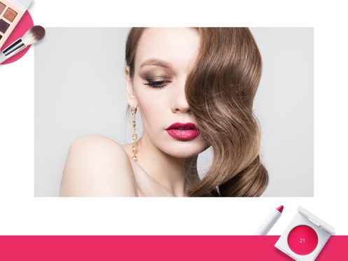 Beauty Makeup Google Slides Theme, Slide 22, 05088, Presentation Templates — PoweredTemplate.com
