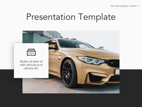 Car Rental Google Slides Theme, Slide 12, 05089, Presentation Templates — PoweredTemplate.com