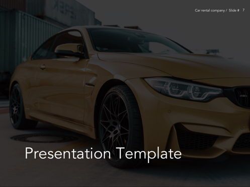 Car Rental Google Slides Theme, Slide 8, 05089, Presentation Templates — PoweredTemplate.com