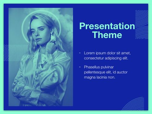 Duotones Google Slides Template, Diapositive 15, 05093, Modèles de présentations — PoweredTemplate.com