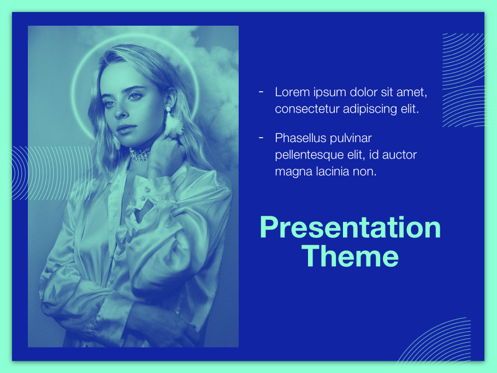 Duotones Google Slides Template, Diapositive 17, 05093, Modèles de présentations — PoweredTemplate.com