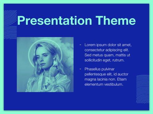 Duotones Google Slides Template, Diapositiva 28, 05093, Plantillas de presentación — PoweredTemplate.com