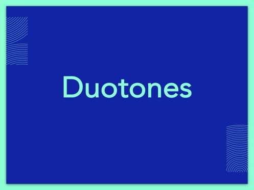 Duotones Google Slides Template, Diapositive 7, 05093, Modèles de présentations — PoweredTemplate.com
