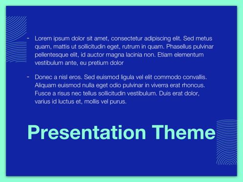 Duotones Google Slides Template, Diapositiva 9, 05093, Plantillas de presentación — PoweredTemplate.com