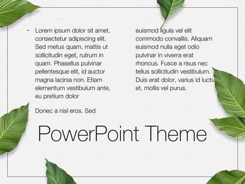 In Green PowerPoint Theme, 幻灯片 13, 05094, 演示模板 — PoweredTemplate.com