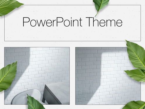 In Green PowerPoint Theme, Slide 16, 05094, Presentation Templates — PoweredTemplate.com