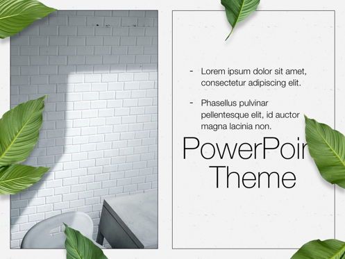 In Green PowerPoint Theme, Dia 20, 05094, Presentatie Templates — PoweredTemplate.com