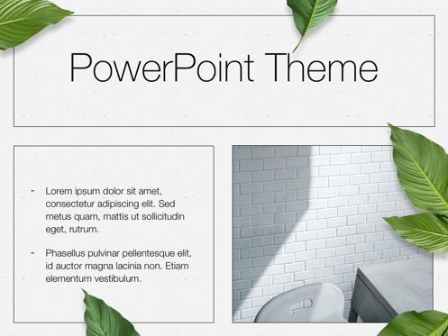 In Green PowerPoint Theme, Diapositiva 30, 05094, Plantillas de presentación — PoweredTemplate.com