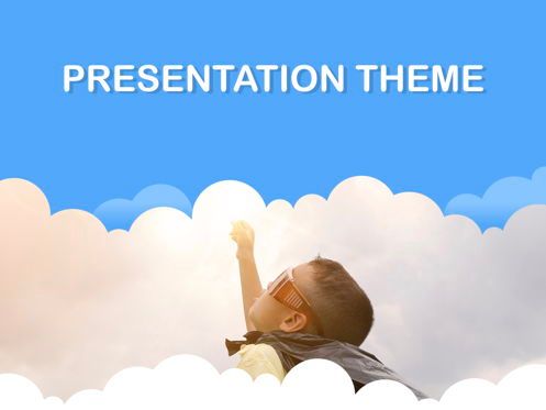 Cloudy Keynote Theme, Slide 15, 05096, Presentation Templates — PoweredTemplate.com