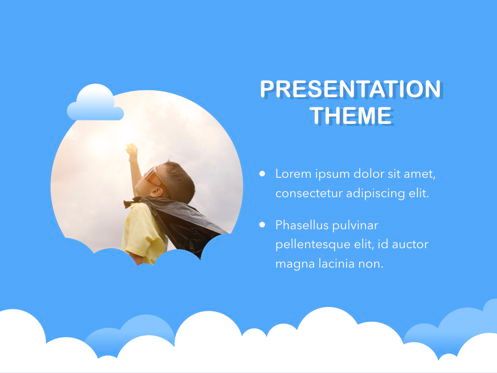 Cloudy Keynote Theme, Slide 18, 05096, Presentation Templates — PoweredTemplate.com