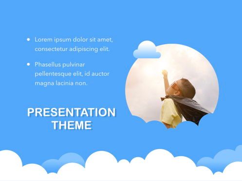 Cloudy Keynote Theme, Slide 19, 05096, Presentation Templates — PoweredTemplate.com