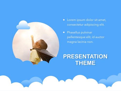 Cloudy Keynote Theme, Diapositive 20, 05096, Modèles de présentations — PoweredTemplate.com