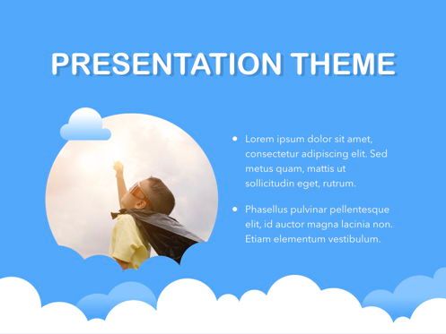 Cloudy Keynote Theme, Slide 31, 05096, Presentation Templates — PoweredTemplate.com