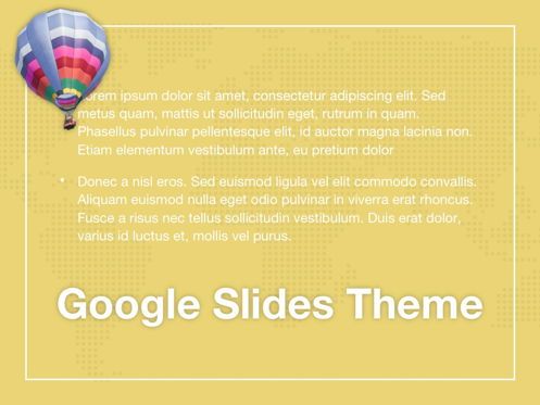Hot Air Google Slides Theme, Dia 10, 05097, Presentatie Templates — PoweredTemplate.com