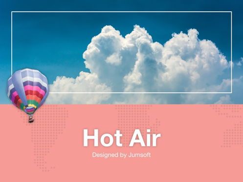 Hot Air Google Slides Theme, スライド 2, 05097, プレゼンテーションテンプレート — PoweredTemplate.com