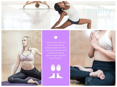 Fit Healthy Powerpoint Presentation Template, Slide 15, 05105, Presentation Templates — PoweredTemplate.com